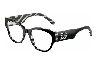 Dolce & Gabbana DG3377 3372 Black On Zebra