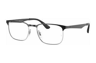 Ray-Ban RX6363 2861 Black On Silver