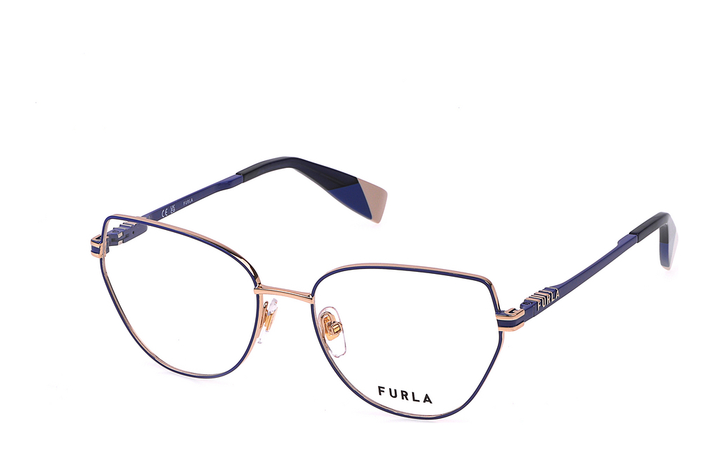 Furla   VFU772 0309 SHINY ROSE GOLD WITH BLUE PARTS