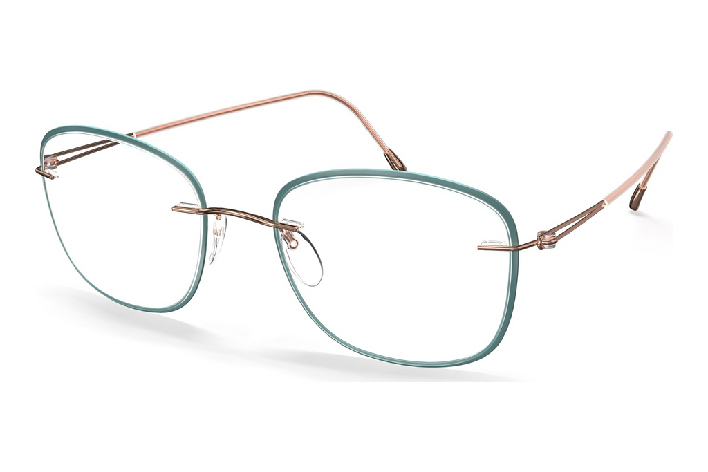 Silhouette   5566-LQ 3530 Rose Gold / Teal