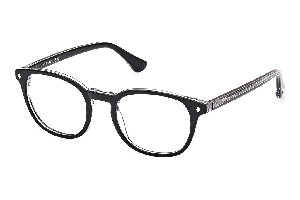 Web Eyewear   WE5441 001 Schwarz/Kristall