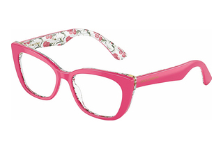 Dolce & Gabbana DX3357 3408 Pink On Pink Flowers