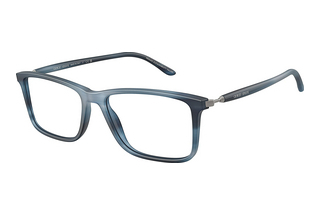 Giorgio Armani AR7261 6165 Matte Stripped Blue