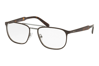 Prada PR 54XV 03G1O1 Top Brown On Gunmetal