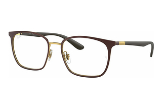 Ray-Ban RX6486 3126 Brown On Gold