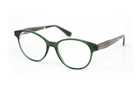 Eyewear Wood Fellas Haldenwang (10972 grey oak/crystal green)