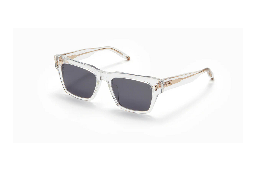 Akoni Eyewear   AKS-113 C Dark Grey - ARCrystal Clear - White Gold w/Dark Grey - AR