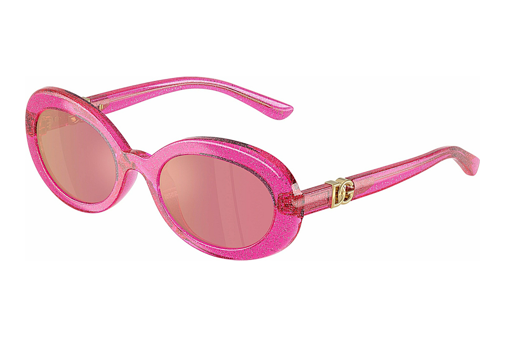 Dolce & Gabbana   DX6007U 3351/Z Pink Mirror Rose GoldGlitter Pink