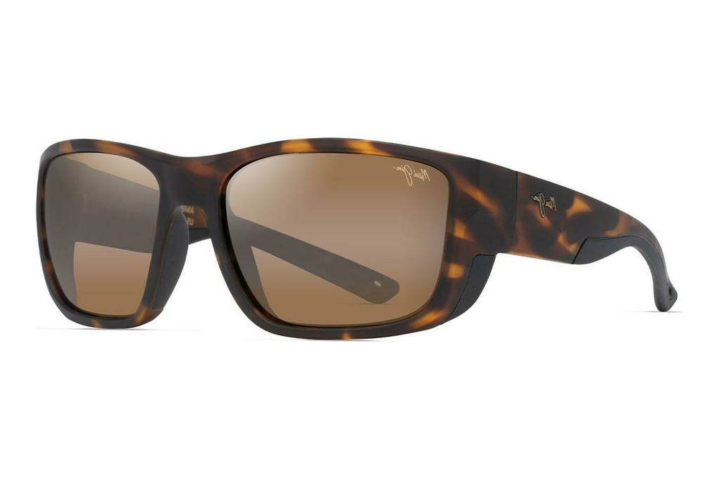 Maui Jim   Amberjack H896-10 HCL® BronzeMatte Tortoise w/Black Rubber