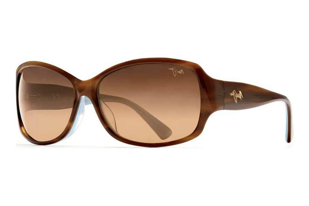 Maui Jim   Nalani HS295-03T HCL® BronzeTort/White and Blue