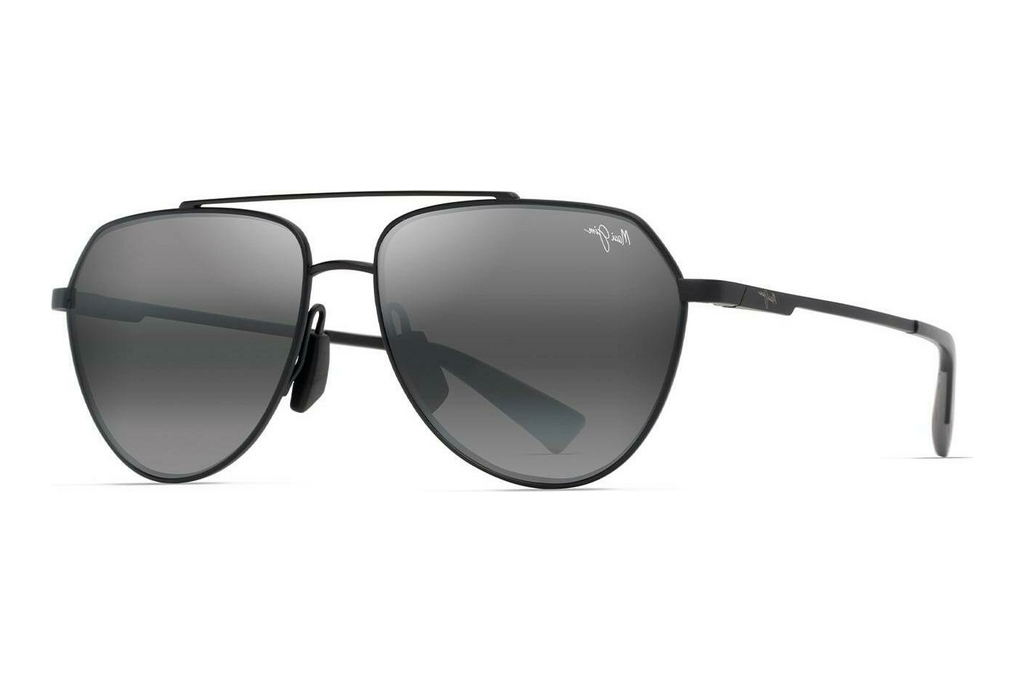 Maui Jim   Waiwai 634-02 Neutral GreyMatte Black w/Grey