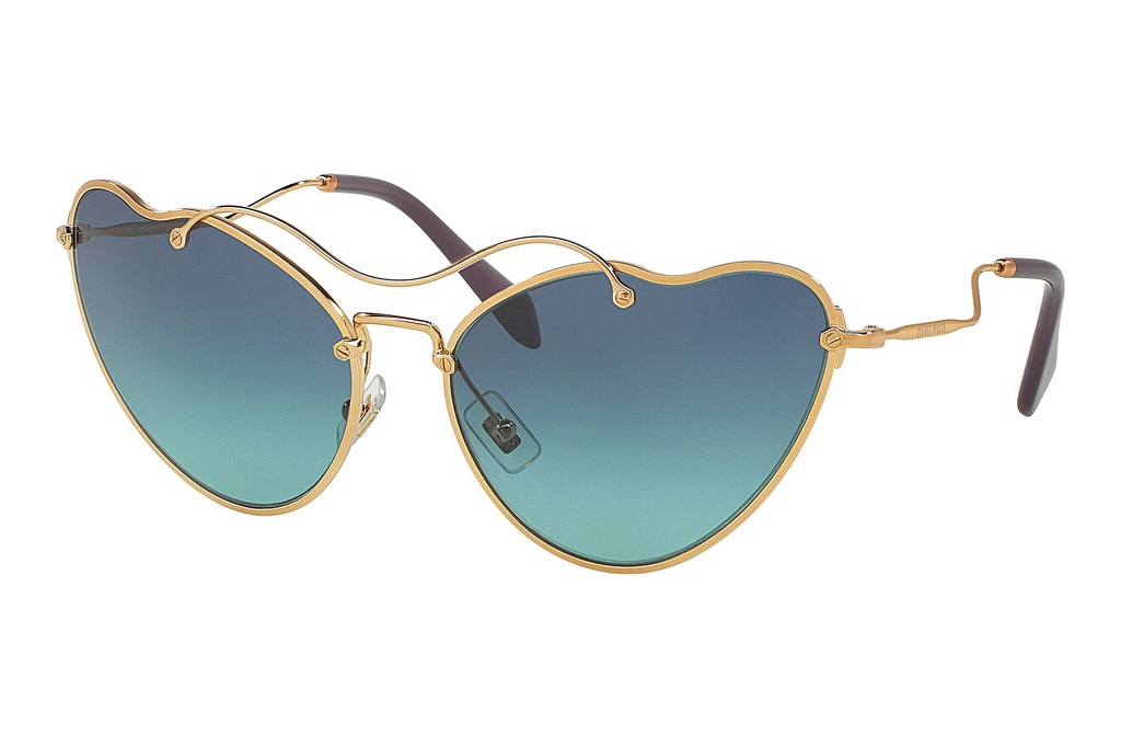 Miu Miu   MU 55RS 7OE5R2 AZURE GRADIENT DARK BLUEANTIQUE GOLD