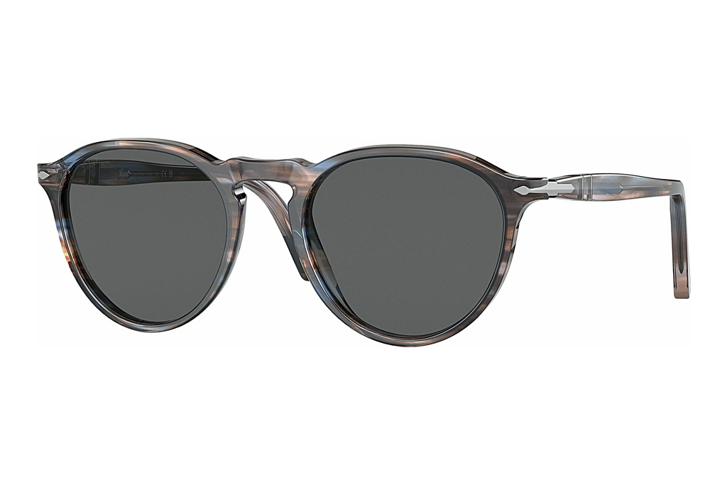 Persol   PO3286S 1155B1 Dark GreyStriped Blue