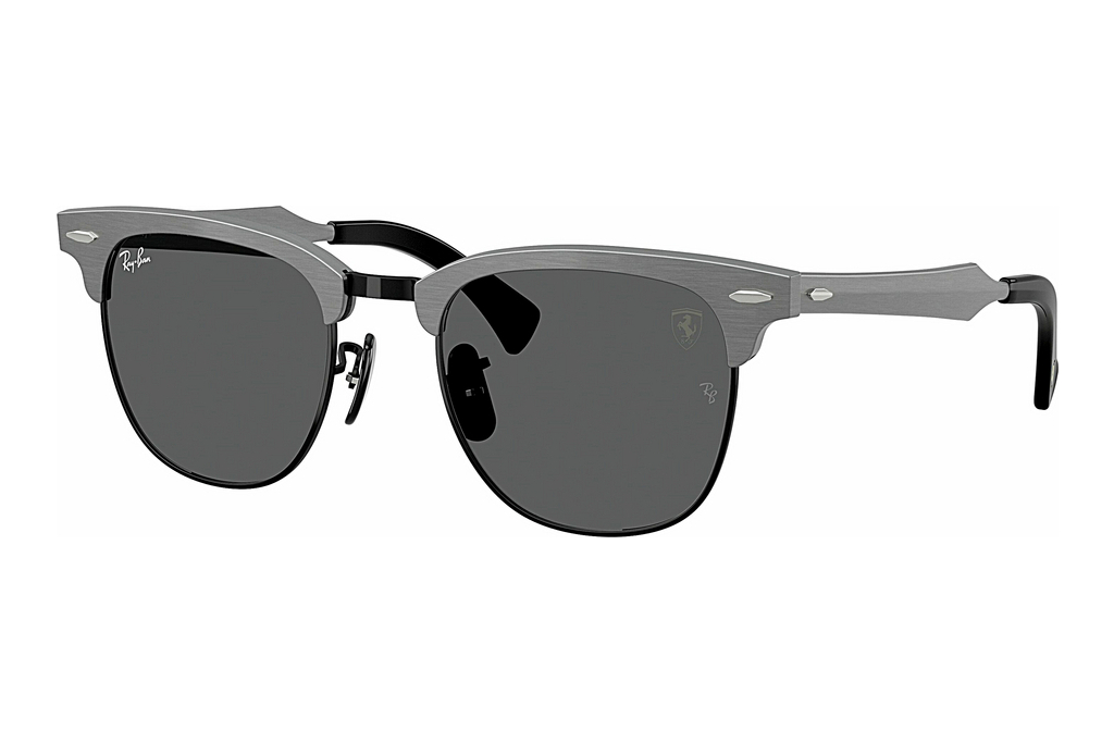 Ray-Ban   RB3807M F108K8 Polarized Dark GreyBrushed Grey On Black