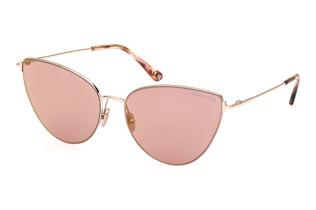 Tom Ford   FT1005 28Z 28Z - rosé-gold glanz / verspiegelt