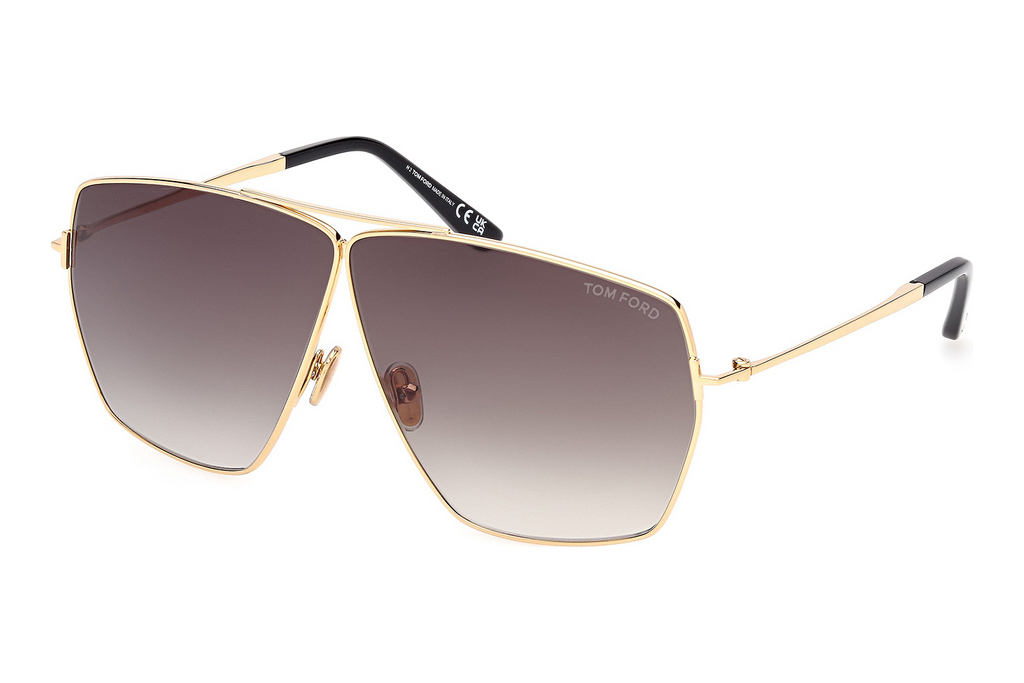 Tom Ford   FT1185 30B grau verlaufendGlänzend Tiefgold