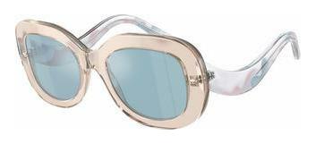 Giorgio Armani AR8217 61511N Light Blue Mirror SilverTransparent Pink