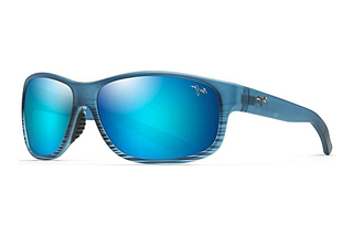 Maui Jim Kaiwi Channel B840-03S Blue HawaiiBlue Black Stripe