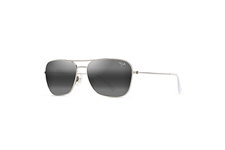 Maui Jim Naauao 675-17A Neutral GreyShiny Silver w/Crystal