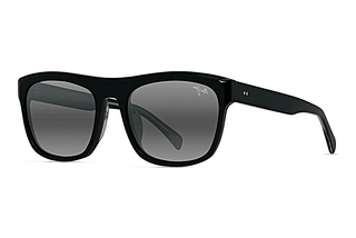 Maui Jim S-Turns 872-02 Neutral GreyBlack w/Crystal Interior