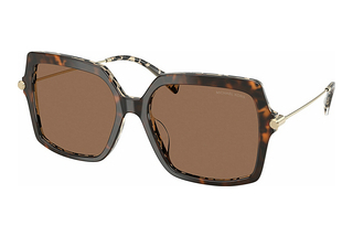 Michael Kors MK2247U 395173 Brown SolidDark/Cream Tortoise