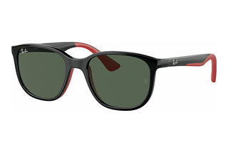 Ray-Ban Kids RJ9078S 713171 Dark GreenBlack On Red