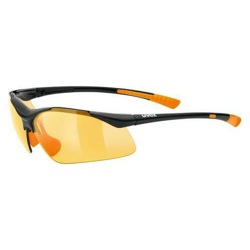 Ophthalmic Glasses UVEX SPORTS sportstyle 223 black-orange