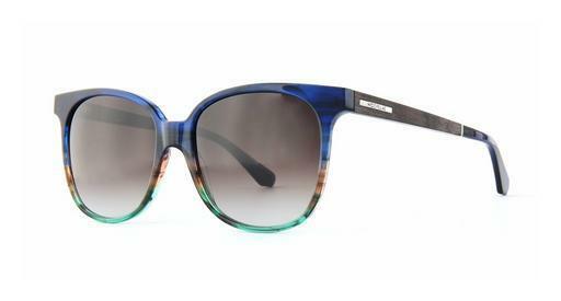 Ophthalmic Glasses Wood Fellas Aspect (11713 black oak/blue)